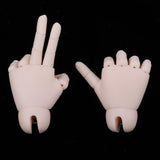 Maxbell 1/4 Doll Jointed Hands For BJD JID MSD Dolls Body Accessories Normal Skin - Aladdin Shoppers