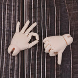 Maxbell 1/4 Doll Jointed Hands For BJD JID MSD Dolls Body Accessories Normal Skin - Aladdin Shoppers