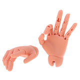 Maxbell Maxbell Flexible Jointed Hands Body Part for 1/4 Fat BJD MSD IP JID Doll Accessories Coffee Skin