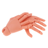 Maxbell Maxbell Flexible Jointed Hands Body Part for 1/4 Fat BJD MSD IP JID Doll Accessories Coffee Skin