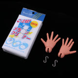 Maxbell Maxbell Flexible Jointed Hands Body Part for 1/4 Fat BJD MSD IP JID Doll Accessories Coffee Skin