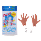 Maxbell Maxbell Flexible Jointed Hands Body Part for 1/4 Fat BJD MSD IP JID Doll Accessories Coffee Skin