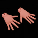 Maxbell Maxbell Flexible Jointed Hands Body Part for 1/4 Fat BJD MSD IP JID Doll Accessories Coffee Skin