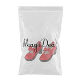 Maxbell SD Shoes 1/3 BJD Shoes with Bowknot for Supper Dollfie DZ DOD MID Doll Red High Heels Party Outfit - Aladdin Shoppers