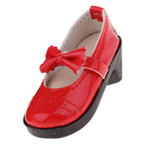 Maxbell SD Shoes 1/3 BJD Shoes with Bowknot for Supper Dollfie DZ DOD MID Doll Red High Heels Party Outfit - Aladdin Shoppers