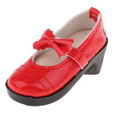 Maxbell SD Shoes 1/3 BJD Shoes with Bowknot for Supper Dollfie DZ DOD MID Doll Red High Heels Party Outfit - Aladdin Shoppers