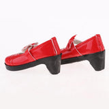 Maxbell SD Shoes 1/3 BJD Shoes with Bowknot for Supper Dollfie DZ DOD MID Doll Red High Heels Party Outfit - Aladdin Shoppers