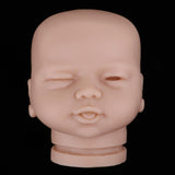 Maxbell Handmade Unpainted 20inch Reborn Doll Head Sculpt Model Silicone Head Carving Mold #2 - Aladdin Shoppers