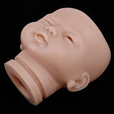Maxbell Handmade Unpainted 20inch Reborn Doll Head Sculpt Model Silicone Head Carving Mold #2 - Aladdin Shoppers