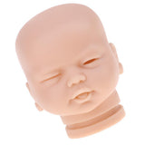 Maxbell Handmade Unpainted 20inch Reborn Doll Head Sculpt Model Silicone Head Carving Mold #2 - Aladdin Shoppers