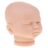 Maxbell Handmade Unpainted 20inch Reborn Doll Head Sculpt Model Silicone Head Carving Mold #2 - Aladdin Shoppers