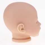 Maxbell Real Soft Vinyl 20inch Reborn Awake Baby Doll Newborn Unpainted Head Sculpt Kit DIY Accs #2 - Aladdin Shoppers