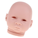 Maxbell Real Soft Vinyl 22inch Reborn Awake Baby Doll Newborn Unpainted Head Sculpt Kit DIY Accs - Aladdin Shoppers