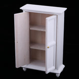 Maxbell 1/12 Scale White Wooden Multifunctional Cabinet Dollhouse Miniature Any Rooms Furniture Colorful Life Scenes Decor - Aladdin Shoppers
