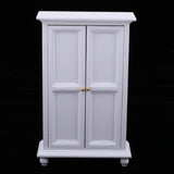 Maxbell 1/12 Scale White Wooden Multifunctional Cabinet Dollhouse Miniature Any Rooms Furniture Colorful Life Scenes Decor - Aladdin Shoppers