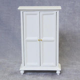 Maxbell 1/12 Scale White Wooden Multifunctional Cabinet Dollhouse Miniature Any Rooms Furniture Colorful Life Scenes Decor - Aladdin Shoppers