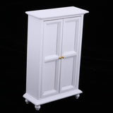 Maxbell 1/12 Scale White Wooden Multifunctional Cabinet Dollhouse Miniature Any Rooms Furniture Colorful Life Scenes Decor - Aladdin Shoppers