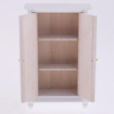 Maxbell 1/12 Scale White Wooden Multifunctional Cabinet Dollhouse Miniature Any Rooms Furniture Colorful Life Scenes Decor - Aladdin Shoppers