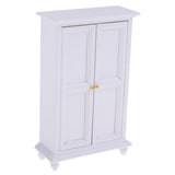Maxbell 1/12 Scale White Wooden Multifunctional Cabinet Dollhouse Miniature Any Rooms Furniture Colorful Life Scenes Decor - Aladdin Shoppers
