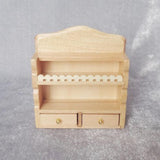 Maxbell 1/12 Scale White Wooden Hanging Cabinet Dollhouse Miniature Any Rooms Furniture Colorful Life Scenes Decor - Aladdin Shoppers