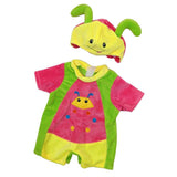 Maxbell Lovely Doll Clothes Jumpsuit with Hat Fits for 16'' inch Dolls and More -Green - Aladdin Shoppers