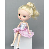 Maxbell Girl Doll Head Sculpt with Golden Hair without Facial Features for BJD Doll DIY Accessory - Aladdin Shoppers