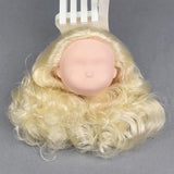 Maxbell Girl Doll Head Sculpt with Golden Hair without Facial Features for BJD Doll DIY Accessory - Aladdin Shoppers