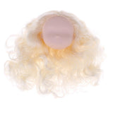Maxbell Girl Doll Head Sculpt with Golden Hair without Facial Features for BJD Doll DIY Accessory - Aladdin Shoppers