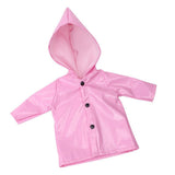 Maxbell Candy Color Raincoat Clothes for 18 Inch Girl Doll Outfit Pink - Aladdin Shoppers