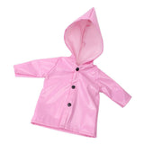 Maxbell Candy Color Raincoat Clothes for 18 Inch Girl Doll Outfit Pink - Aladdin Shoppers