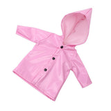 Maxbell Candy Color Raincoat Clothes for 18 Inch Girl Doll Outfit Pink - Aladdin Shoppers