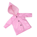 Maxbell Candy Color Raincoat Clothes for 18 Inch Girl Doll Outfit Pink - Aladdin Shoppers