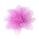 Maxbell Maxbell 10pcs Adorable Flower Hair Clips For Party Favor Hair Decoration Accessories -Rose Red