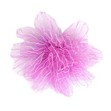 Maxbell Maxbell 10pcs Adorable Flower Hair Clips For Party Favor Hair Decoration Accessories -Rose Red