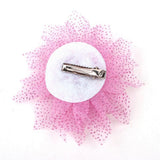 Maxbell 10pcs Adorable Flower Hair Clips For Party Favor Hair Decoration Accessories -Pink - Aladdin Shoppers