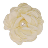 Maxbell 10pcs Adorable Flower Hair Clips For Party Favor Hair Decoration Accessories -Beige - Aladdin Shoppers
