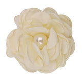 Maxbell 10pcs Adorable Flower Hair Clips For Party Favor Hair Decoration Accessories -Beige - Aladdin Shoppers