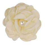 Maxbell 10pcs Adorable Flower Hair Clips For Party Favor Hair Decoration Accessories -Beige - Aladdin Shoppers