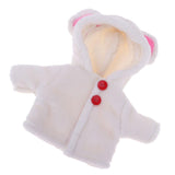 Maxbell Handmade White Plush Hooded Coat with Ear Hat for 25cm Mellchan Baby Reborn Doll - Aladdin Shoppers