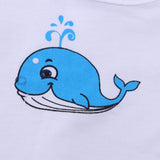 Maxbell Cute Girl Doll T-Shirt Long Sleeve with Whale Printing for 25cm Mellchan Doll Decor - Aladdin Shoppers