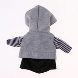 Maxbell 3Pcs Lovely Clothes Suit Tops Hoody Vest Headband For 25cm Mellchan Doll - Aladdin Shoppers