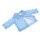Maxbell Doll Clothes Outfits Plaid Pajamas Suit Fits Sharon Girl Doll and other 16 inch Dolls -Blue - Aladdin Shoppers