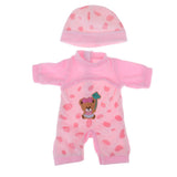 Maxbell Fashion Doll Clothing Jumpsuit with Hat for 16inch Salon Dolls Pink - Aladdin Shoppers