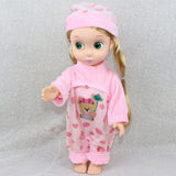 Maxbell Fashion Doll Clothing Jumpsuit with Hat for 16inch Salon Dolls Pink - Aladdin Shoppers