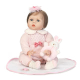 55cm Lifelike Silicone Baby Doll Costumed Reborn Doll Kids Education Toys
