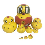 Maxbell Yellow Chicks Russian Nesting Doll Babushka Matryoshka Stacking Dolls Set 10 Pieces Xmas Gift Christmas Decorations - Aladdin Shoppers