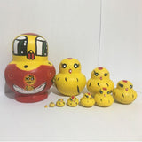 Maxbell Yellow Chicks Russian Nesting Doll Babushka Matryoshka Stacking Dolls Set 10 Pieces Xmas Gift Christmas Decorations - Aladdin Shoppers