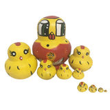 Maxbell Yellow Chicks Russian Nesting Doll Babushka Matryoshka Stacking Dolls Set 10 Pieces Xmas Gift Christmas Decorations - Aladdin Shoppers