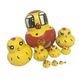 Maxbell Yellow Chicks Russian Nesting Doll Babushka Matryoshka Stacking Dolls Set 10 Pieces Xmas Gift Christmas Decorations - Aladdin Shoppers