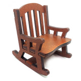 Maxbell 2x Modern 1:12 Scale Doll House Bed & Rocking Chair Model Scenery Ornaments